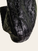 Bottega Veneta Small Jodie Black Intrecciato — detail: close-up of the woven leather texture.