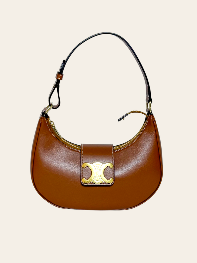 Medium Strap Ava Triomphe Tan Calfskin