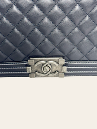 Boy Medium Black Lambskin 3