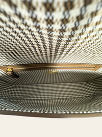 Wool Houndstooth FF Baguette Beige 6