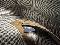 Wool Houndstooth FF Baguette Beige 8