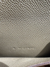 Béarn Mini Wallet Etoupe Epsom Gold Hardware 10