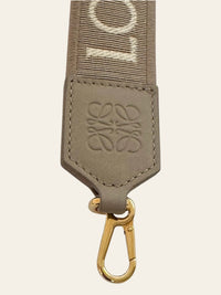 Anagram Strap in Jacquard and Calfskin Sand Gold 3