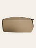 Loewe Small Puzzle Sand Calfskin, base view showing the structured bottom.